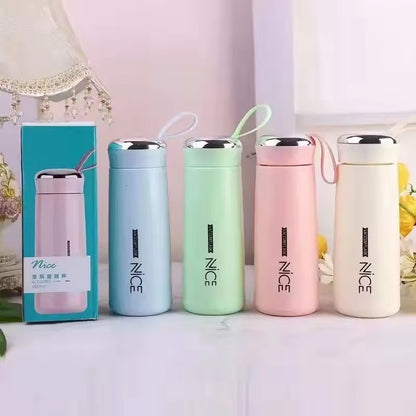 Flask Glass Water Bottle