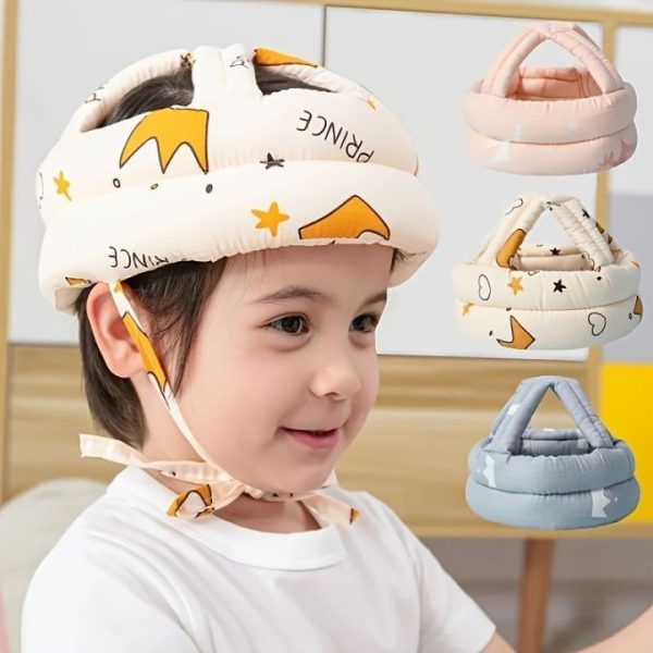 Baby Safety Helmet + U-shaped Baby Toothbrush