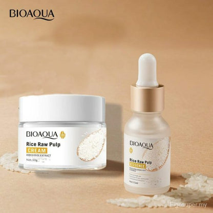 Bioaqua Rice Whitening Cream & Serum Deal