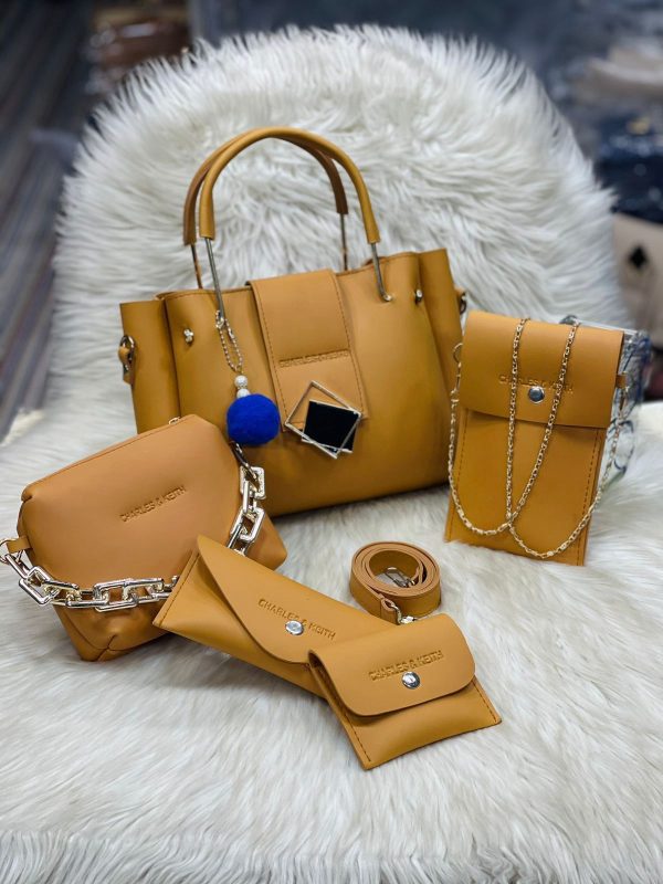 Ladies Hand Bag 5 Pcs Set