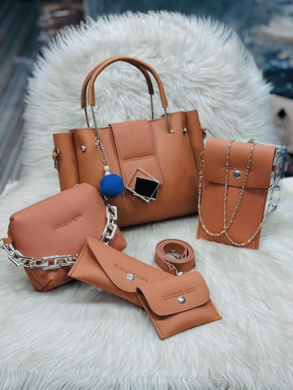 Ladies Hand Bag 5 Pcs Set