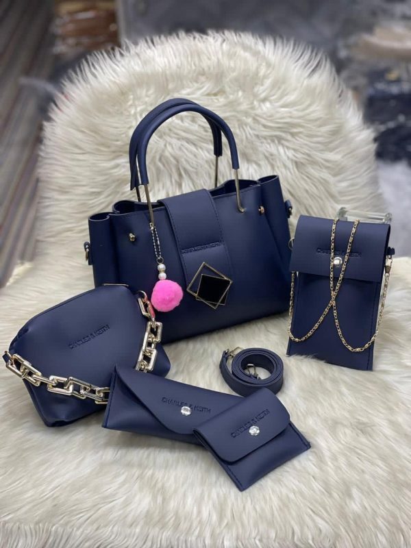 Ladies Hand Bag 5 Pcs Set