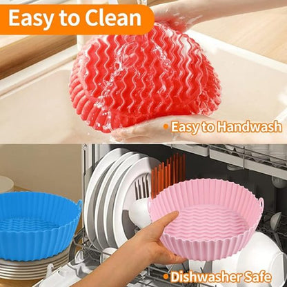 Flour Rolling Mat+Airfryer Silicone Pot